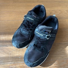 女児スニーカー 黒  22.0