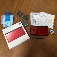 Nintendo DS lite クリムゾンブラックとテトリスのセット
