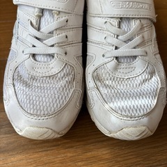 瞬足 スニーカー 白 22.5の画像