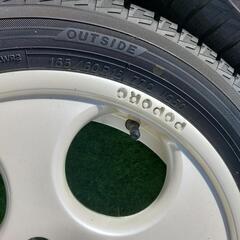 🆕ヨコハマタイヤ製165/60R15スタッドレスタイヤ&アルミホイール４本セット✨PCD100  ET45  15×4.5J🆕の画像