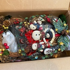 【無料】クリスマス装飾/デコレーションセット一式