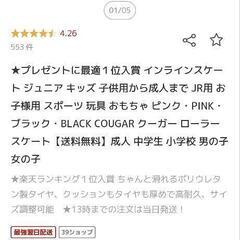 インラインスケート 20.5〜23.0センチ調節可能の画像