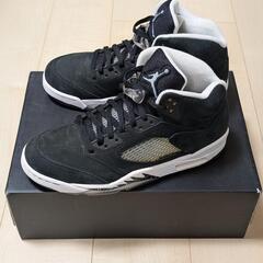 【美品】NIKE AIR JORDAN5 RETRO OREO ...