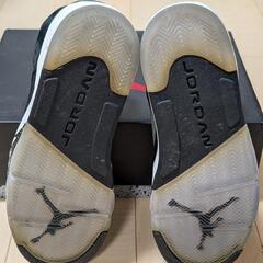 【美品】NIKE AIR JORDAN5 RETRO OREO 28cm 136027-035 ナイキ エアジョーダン5 レトロ オレオ スニーカーの画像