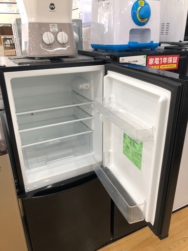 【半年間動作保証付き】IRISOHYAMA 2ドア冷蔵庫　IRSD-14A-B 142L 2021年製　クリーニング済 