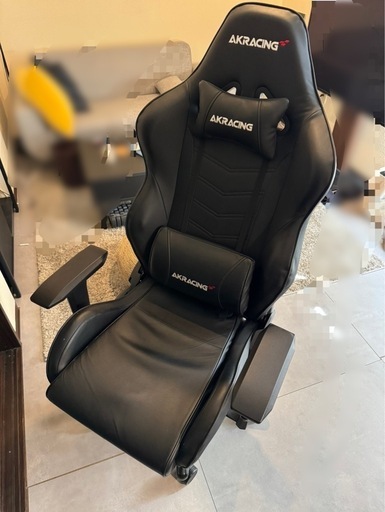 AKRACING ゲーミングチェア デスクチェア ブラック 黒 OVERTURE