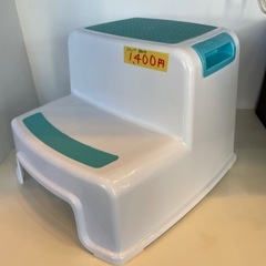 【踏み台　ステップ】キッズ用2段ステップ　クリーニング済み【10...