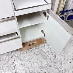 キッチンカウンター、キッチンボード、幅120cm 美品 幅120cm] 国産 キッチンカウンター ハイタイプ 完成品 食器棚 キッチン