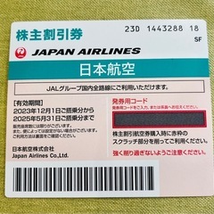 JALの株主優待券