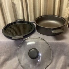 ナショナル丸みぞ付きIH専用鍋の画像