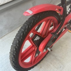 ブリヂストン　18型　自転車　赤
の画像