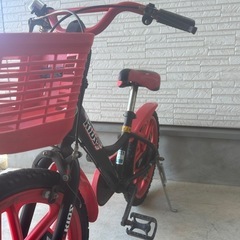ブリヂストン　18型　自転車　赤
の画像