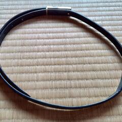 GU　スクエアバックルナローベルト(ネイビー)🟡１１月２２日までにお受け取りしていただける方は５%オフにてお取引させていただきます！🔴１１月２５日は広島市内でお取引可です！！の画像