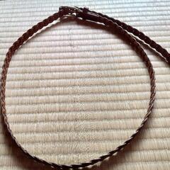 GU　メッシュナローベルト(ブラウン)🟡１１月２２日までにお受け取りしていただける方は５%オフにてお取引させていただきます！🔴１１月２５日は広島市内でお取引可です！！
の画像