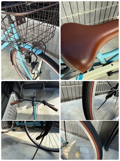 Looa Moca 水色 子供用自転車 シティバイク 26インチ