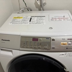 12月11日引取　価格変更 【動作確認済】パナソニック 　ドラム式洗濯機　の画像