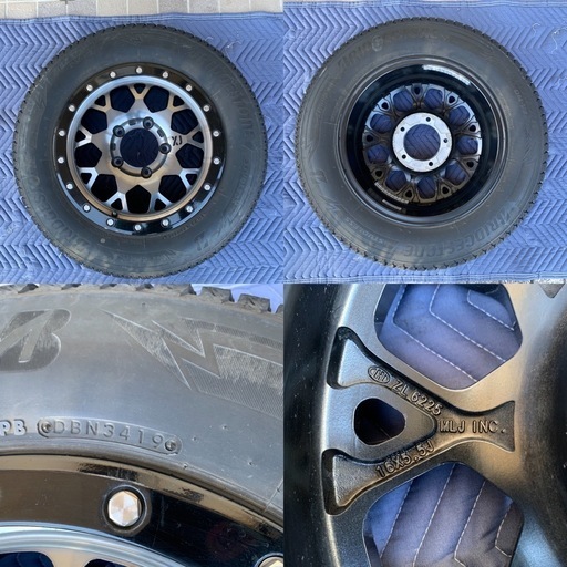 ジムニー スタッドレスタイヤ175/80R16 5.5j ブリヂストン　BLIZZAK DM-V3 XTREME-JXJ04 4本セッ