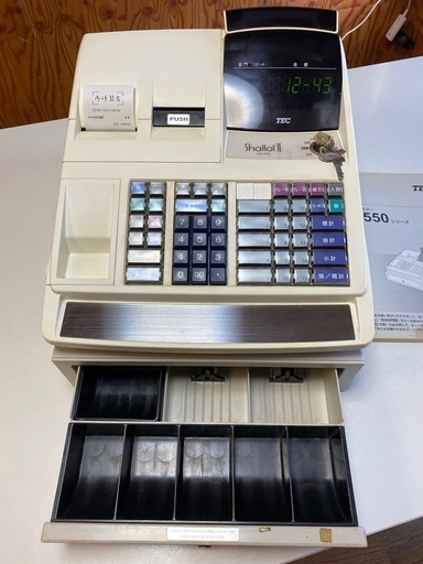 テック電子レジスター　2016年新品購入品