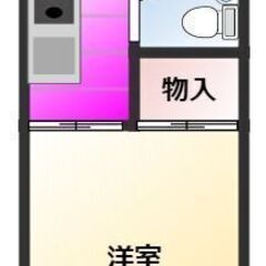 ★初期費用64,000円！　★洋室！　★ガスキッチン！　東武東上...
