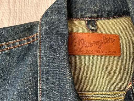 90s ラングラー　セルビッチデニムジャケット Wrangler