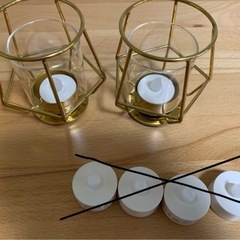 IKEA キャンドルホルダー LEDライト付の画像
