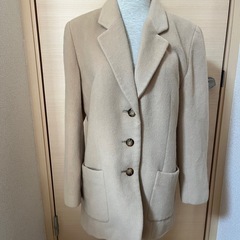 レディース　ジャケット　アンゴラ混