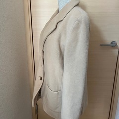 レディース　ジャケット　アンゴラ混の画像