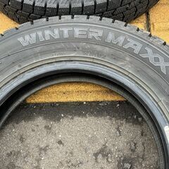 ★ バリ山！ ダンロップ ウィンターマックス WM02 145/80R13 2022年製 8-9分山 13インチ スタッドレスタイヤ 4本セット リサイクルショップ札幌 買取本舗 T-1520の画像