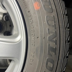 ☘️緊急値下げ5000円⚠️スタッドレスタイヤ　DUNLOP の画像