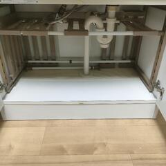 Panasonic パナソニックの3面鏡洗面台　W750の画像