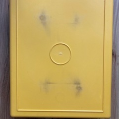 お道具かご？　ボックス？　黄色の画像