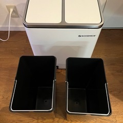 ゴミ箱　白　2×15L SONGMICSの画像