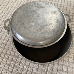 アウトドア　鉄鍋　無水鍋
