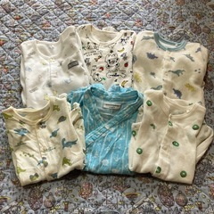 ベビー服まとめ売り 6枚セット ロンパース カバーオール