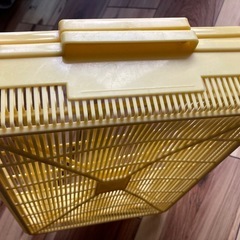 お道具かご　2個　黄色の画像