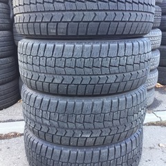 バリ溝 225/55R17 ダンロップ スタッドレスタイヤ 4本セット 