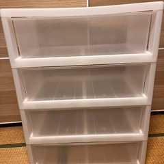 【お譲り先決定】衣装ケース4段の画像