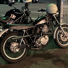 sr400 アップマフラーワンオフ