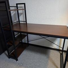 デスク 本棚付き