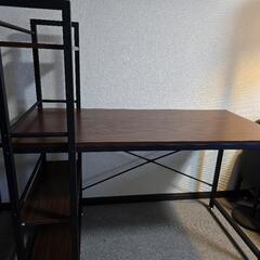 デスク 本棚付きの画像