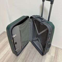 スーツケース　中型（ダンロップ製）緑色　無料でお譲りいたしますの画像