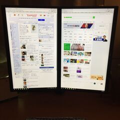 LG24インチ4Kモニター2台（24UD58) の画像