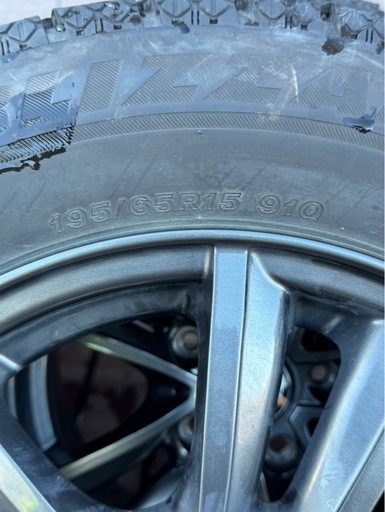 195/65R15 ホイル付スタッドレスタイヤ