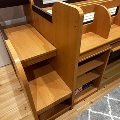 システムベッド　デスク付き　解体済みの画像