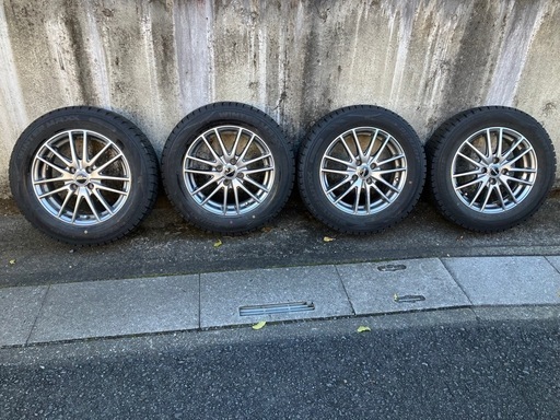 バリ山　スタッドレスアルミ付　185\65R15