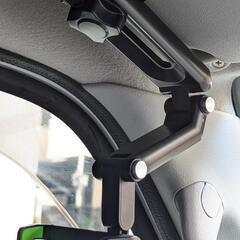 サンバイザー取付用車載スマホホルダー
