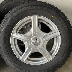 DUNLOP ウィンターマックス　185/70R14 スタッドレス　PCD100 5穴　アルミホイール4本セット！の画像