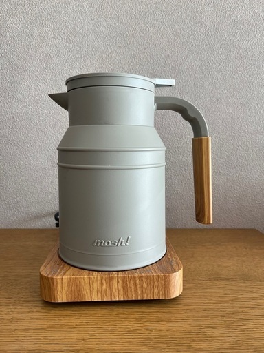 【美品】mosh! 電気ケトル ブラウン