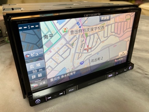 【商談中】 ?美品?2018　 AVIC-RZ502　カロッツェリア楽NAVI  DVD CD ワンセグ 地デジ TV SD AUX 