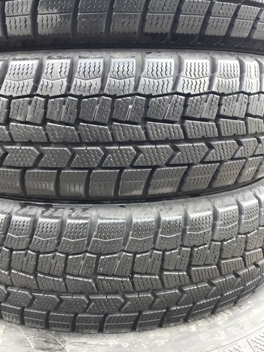 バリ溝 155/65R14 ダンロップ スタッドレスタイヤ 4本セット